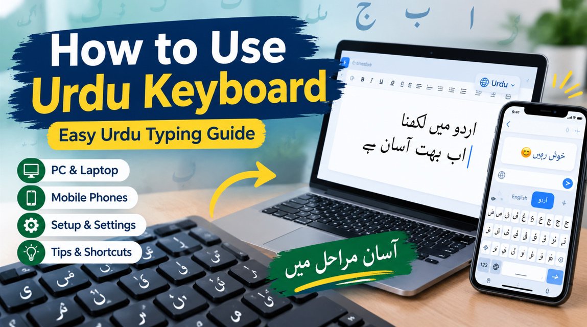 How to use Urdu Keyboard