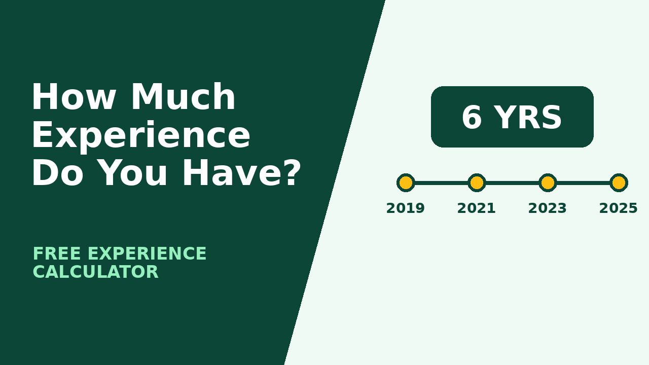 Experience calculator